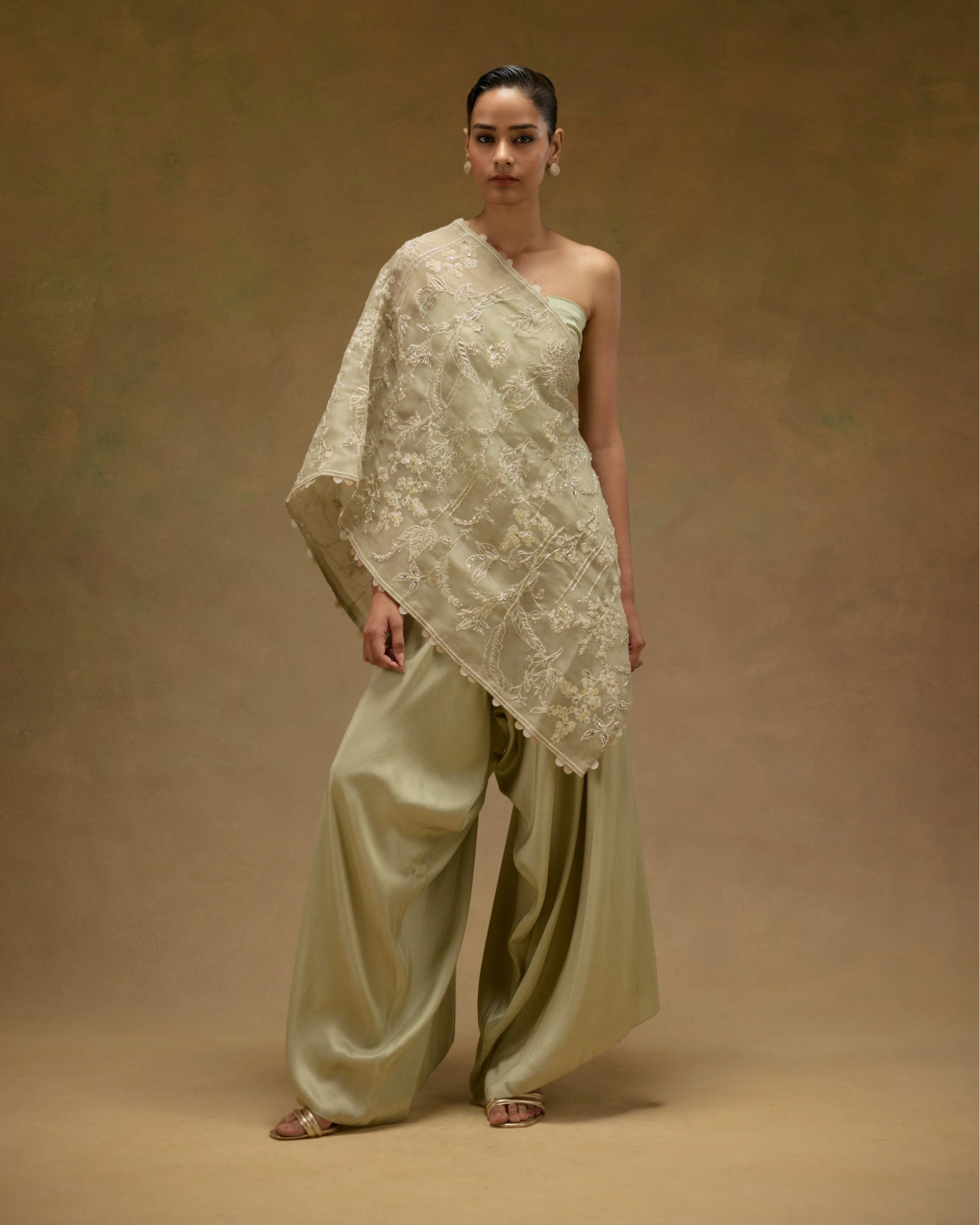 Wrap Stole and Pants