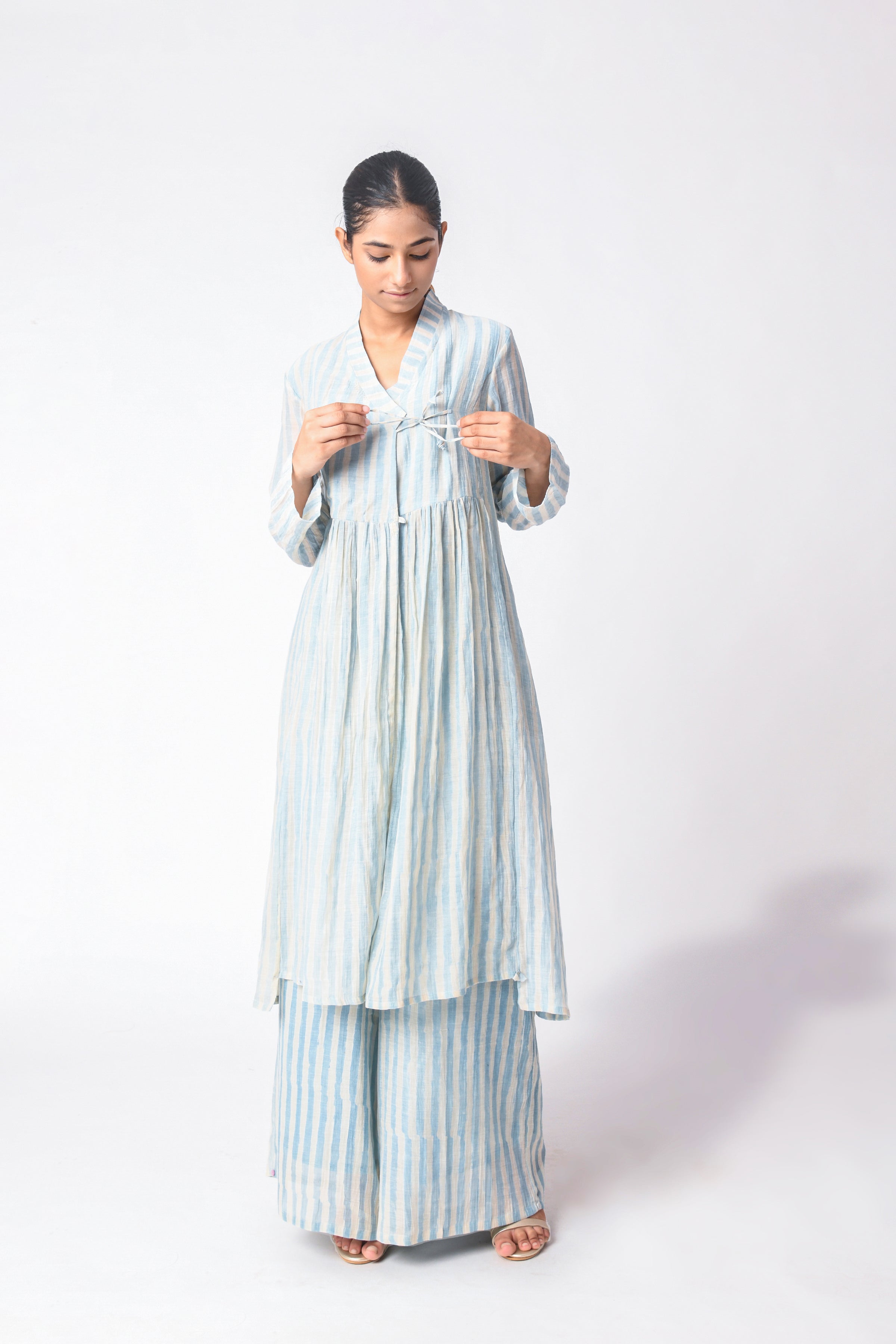 SKY TIE-TUNIC SET