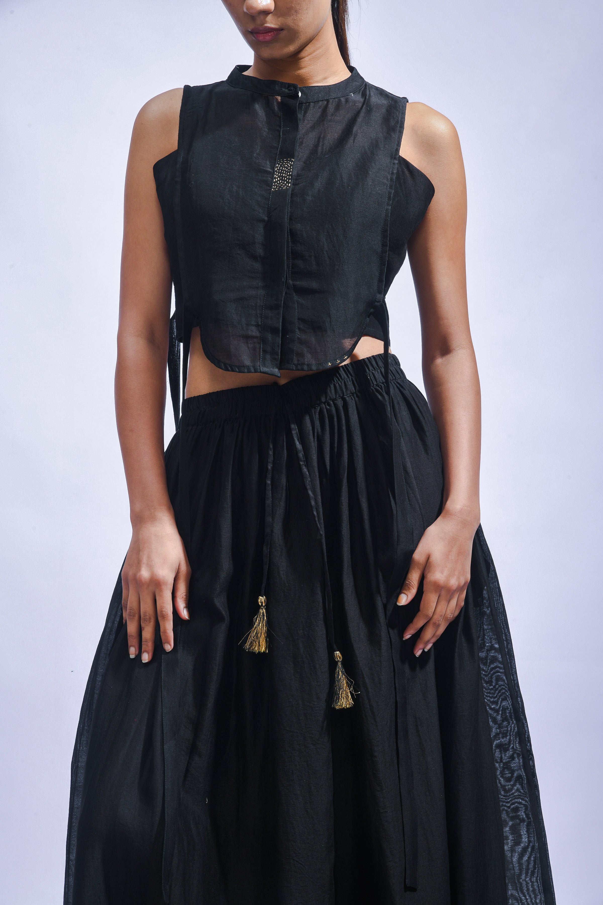 Midnight  Chanderi Set