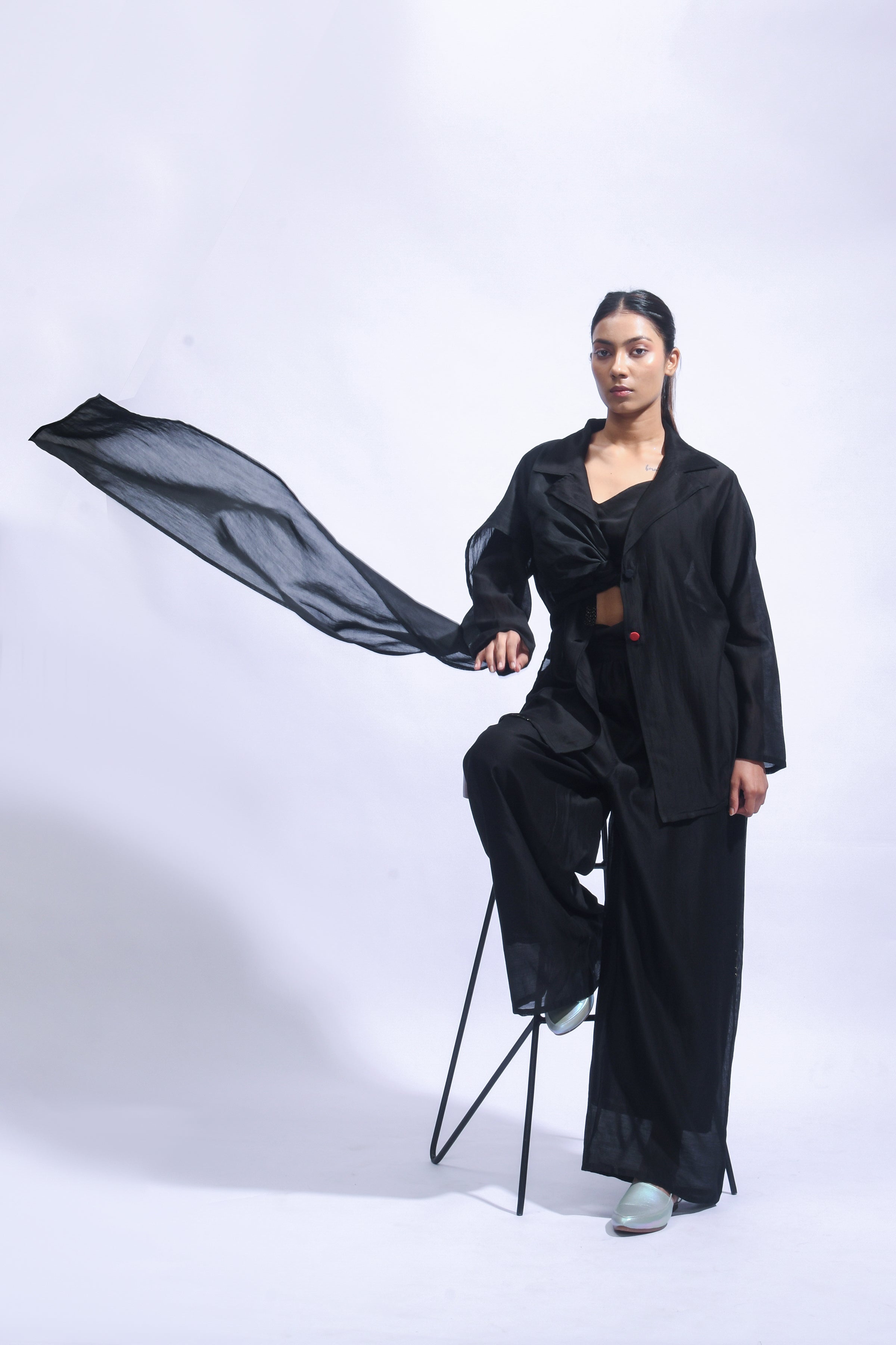 DIY Sari Blazer Set