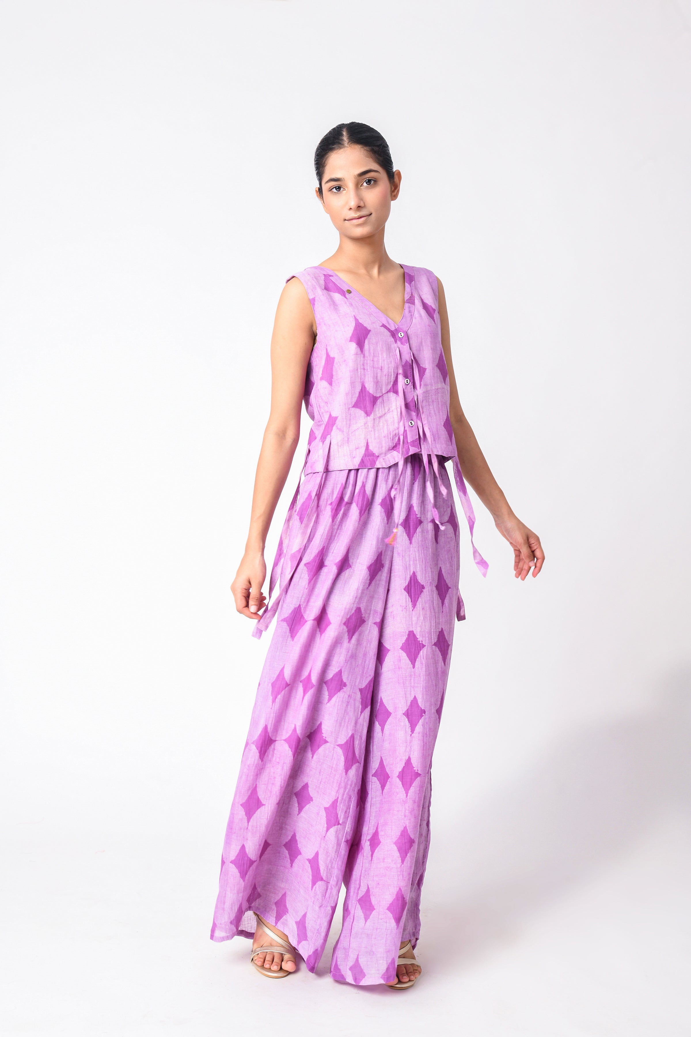 VEST PLUM CORD