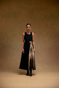 Aster Black Dress with Tassels