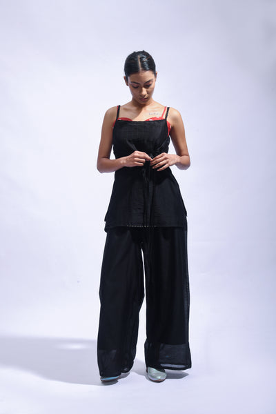 Strappy  Chanderi Set