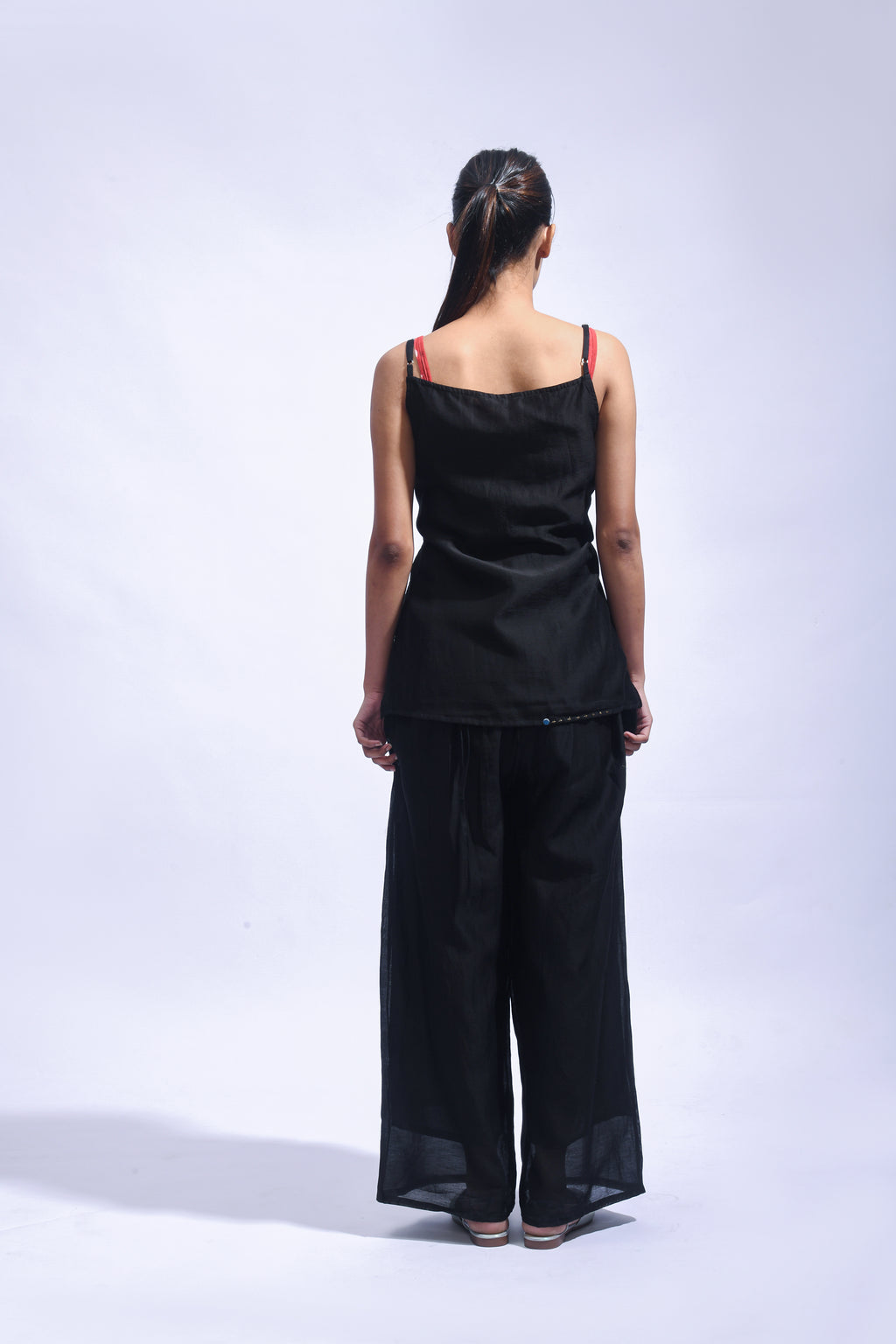 Strappy  Chanderi Set