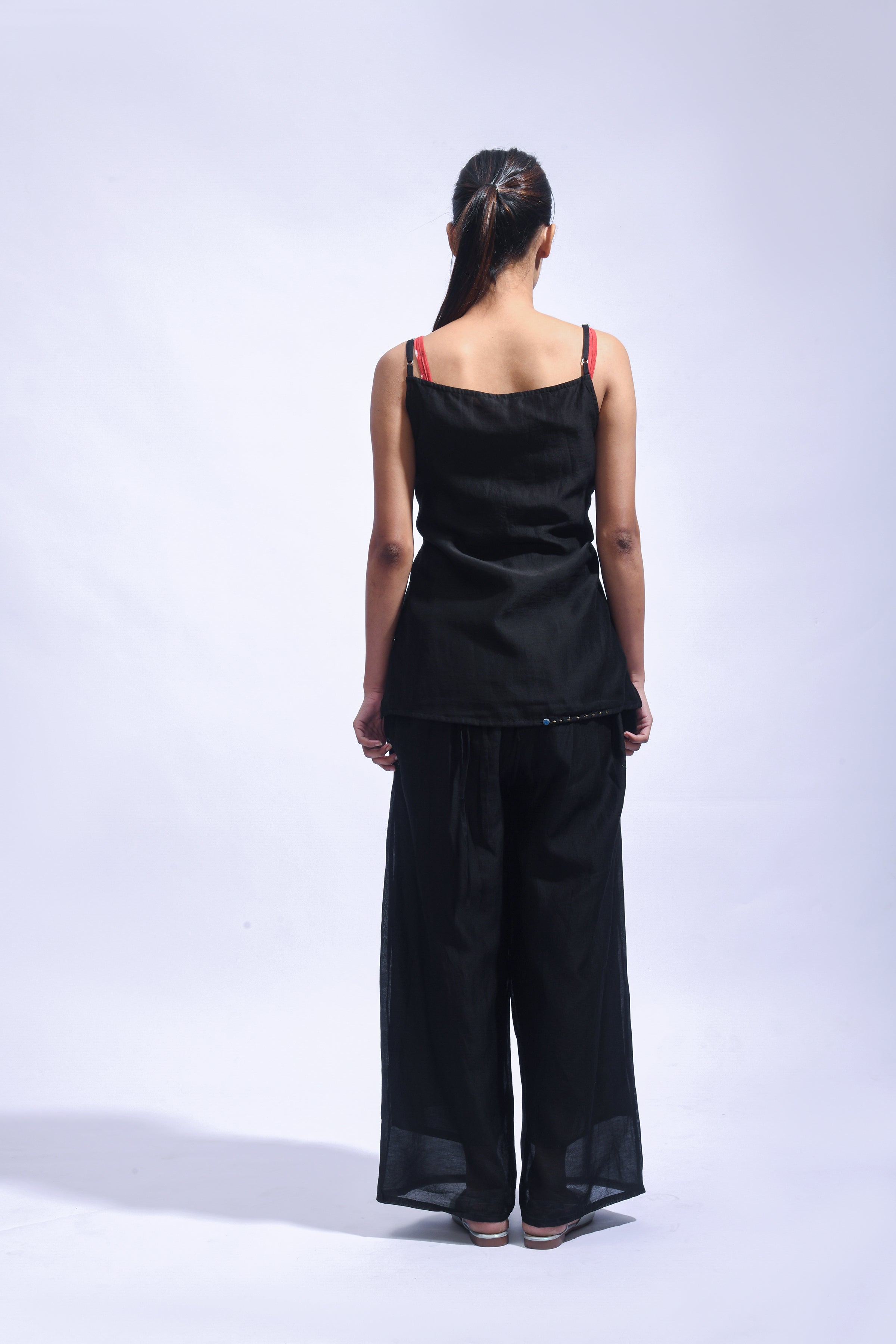 Strappy  Chanderi Set