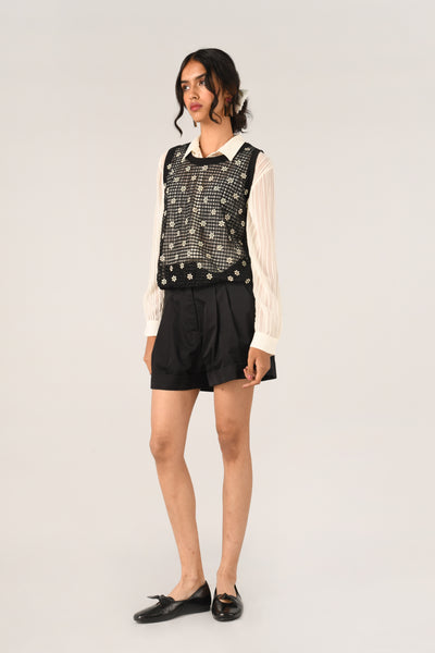 Teplitz Net Cardigan Top