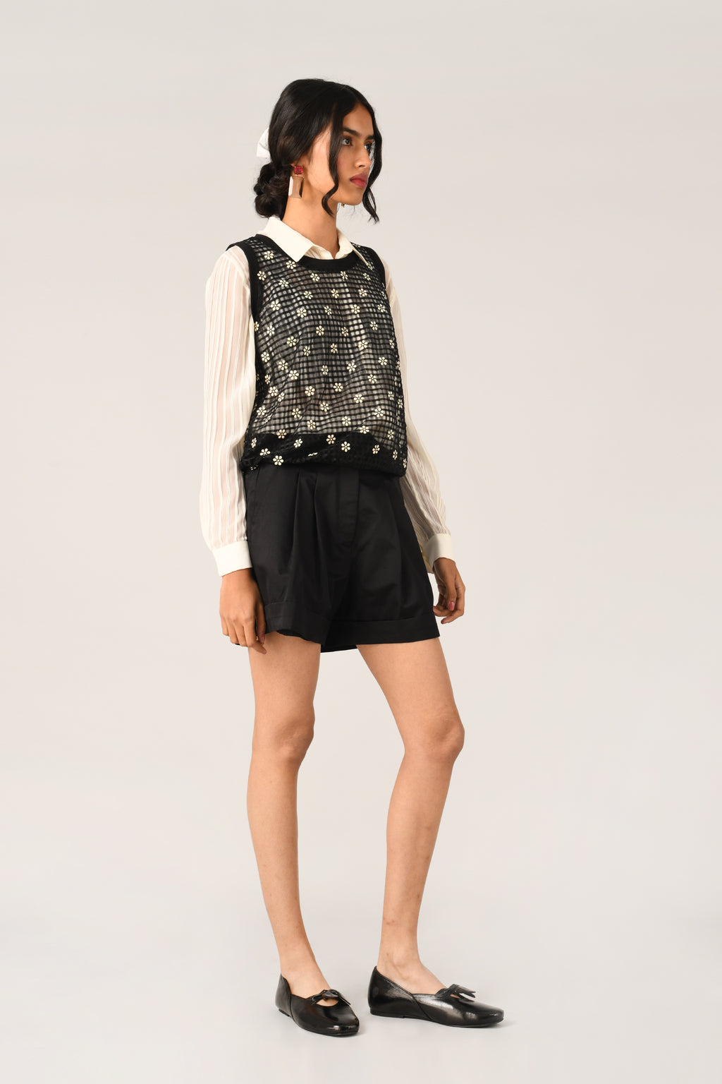 Teplitz Net Cardigan Top