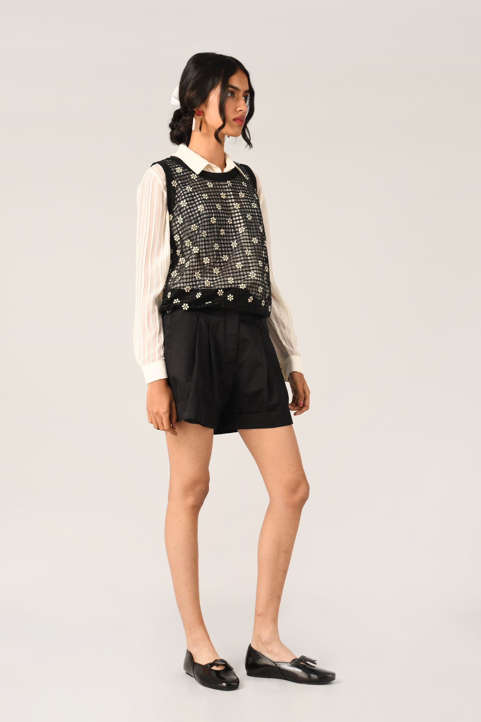 Teplitz Net Cardigan Top