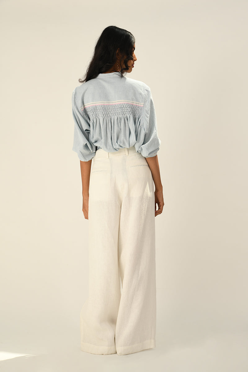 Sabinii Smocking Shirt