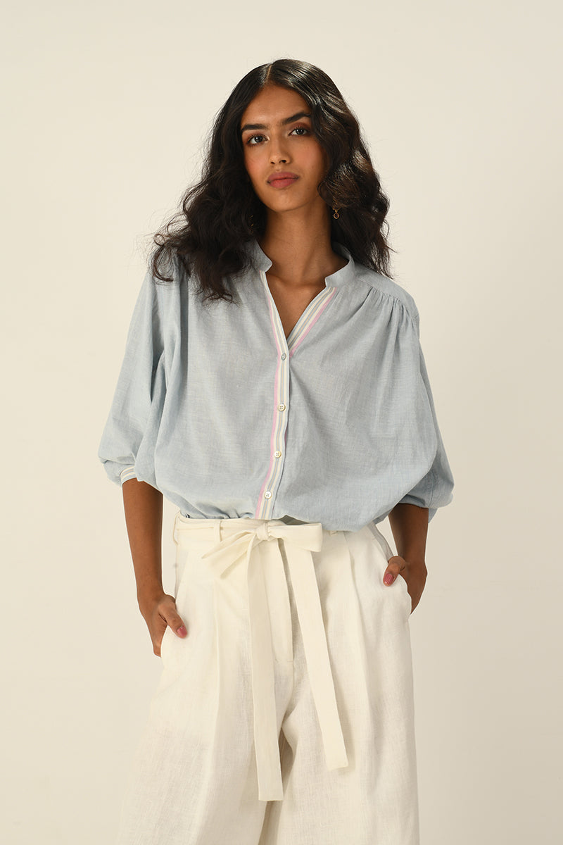 Sabinii Smocking Shirt