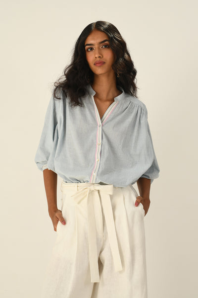 Sabinii Smocking Shirt