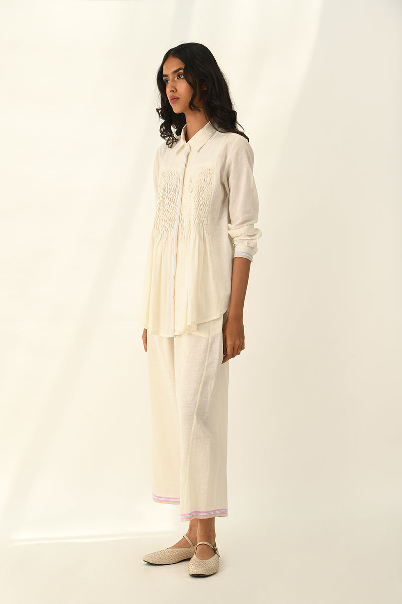 Rugosa Smocking Top