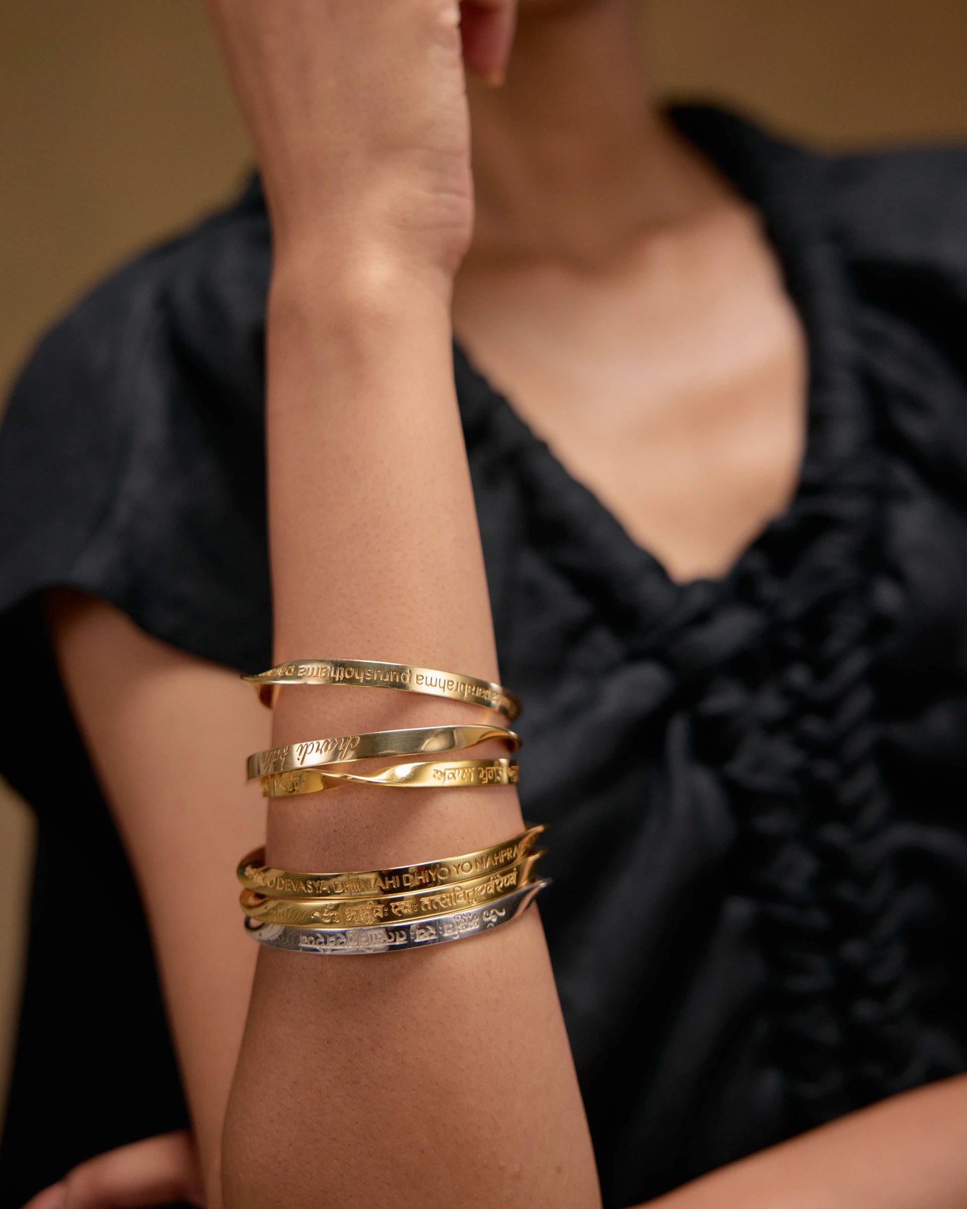 Japji Sahib Mool Mantar Bangle - Gurmukhi