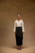 Angular Leather Skirt
