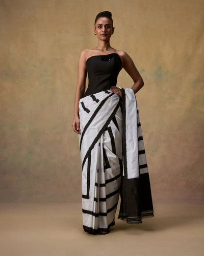 Mono Ikat Silk Saree