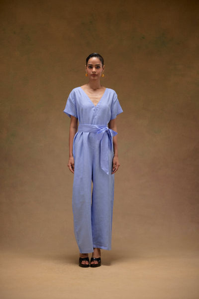 Hiri Sky Blue Jumpsuit