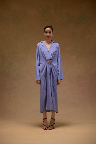 Tilly Camp Collar Buckle Dress