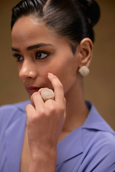 Cubic Majesty Ring Silver