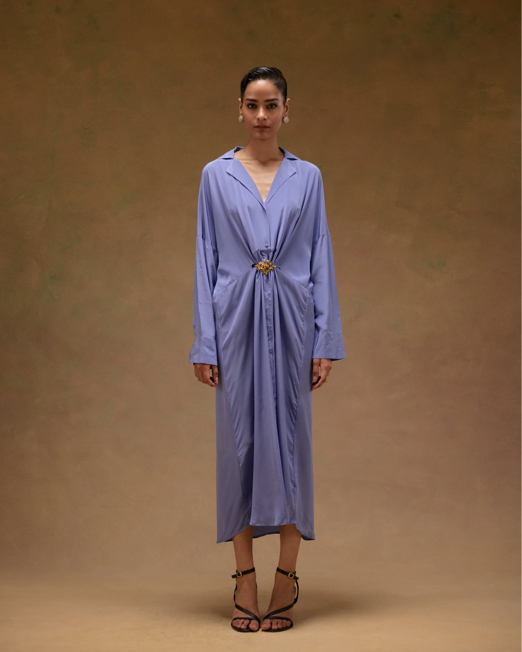 Tilly Camp Collar Buckle Dress