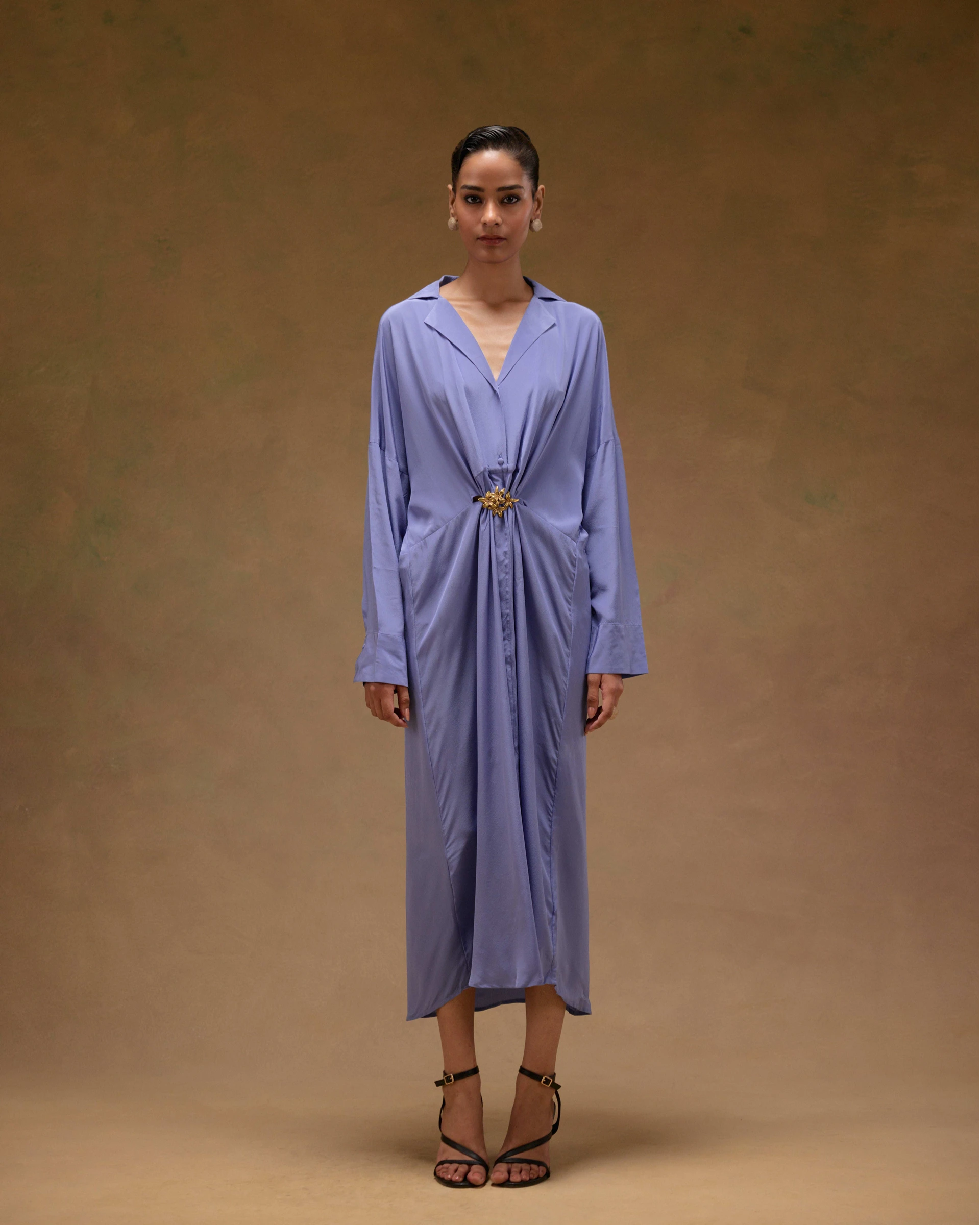Tilly Camp Collar Buckle Dress