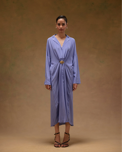 Tilly Camp Collar Buckle Dress