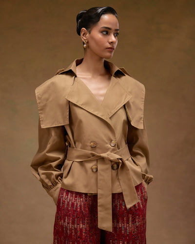 Denote Trench Jacket with Belt