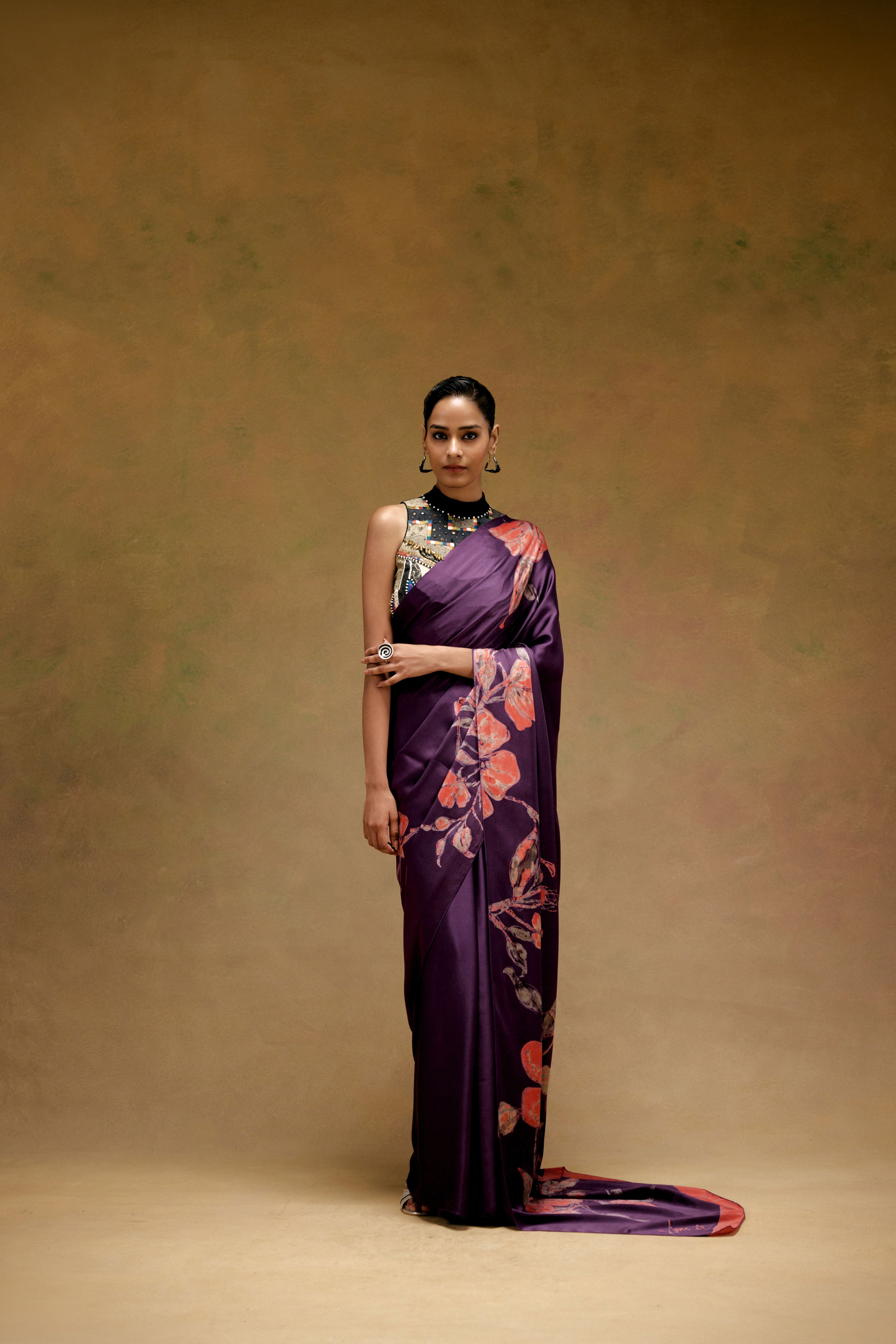 Amethyst Saree