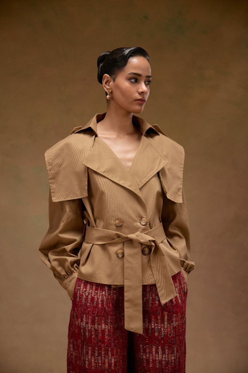Denote Trench Jacket with Belt