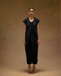 Deesse V-neck Dress with rope detailing