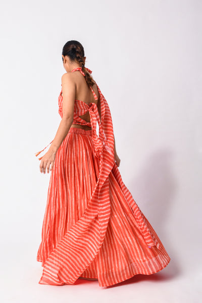 DIY SARI SET CORAL