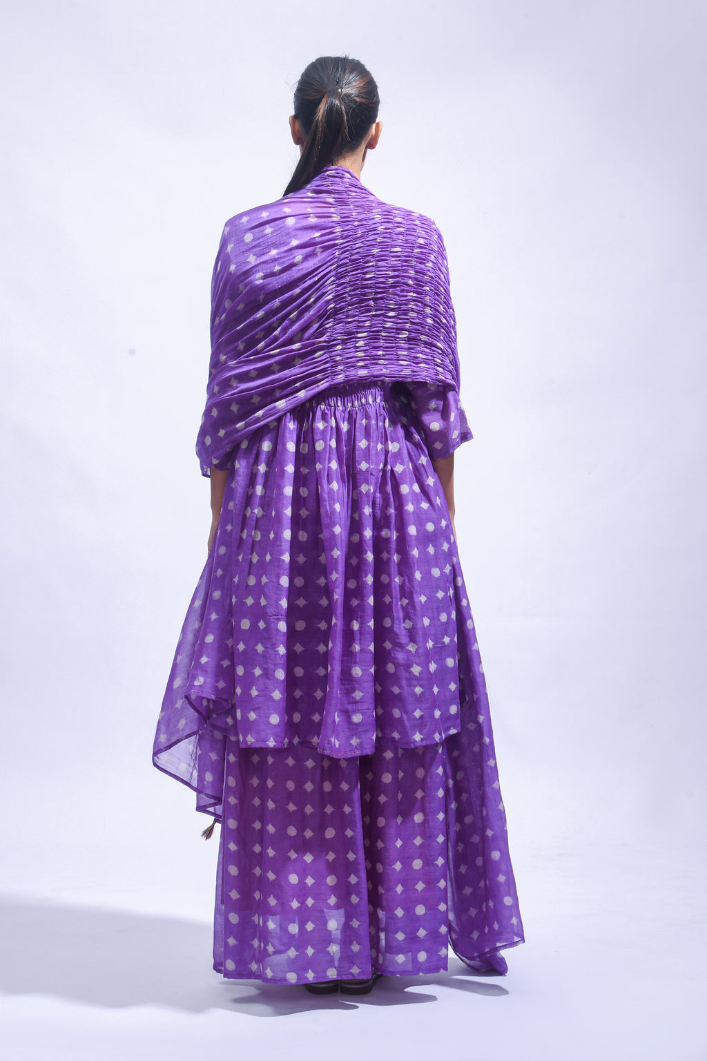 Violet Smocked Set