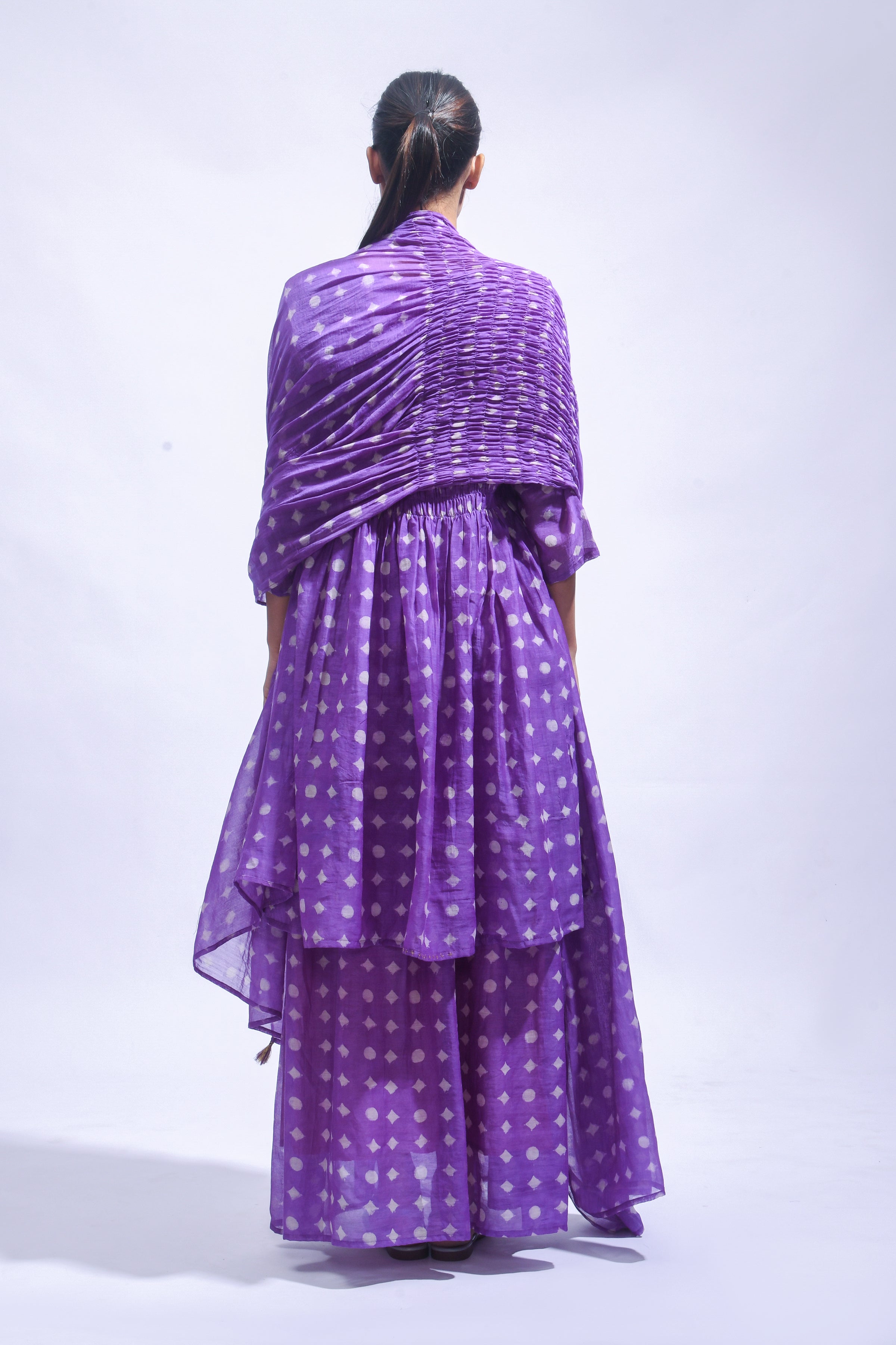 Violet Smocked Set