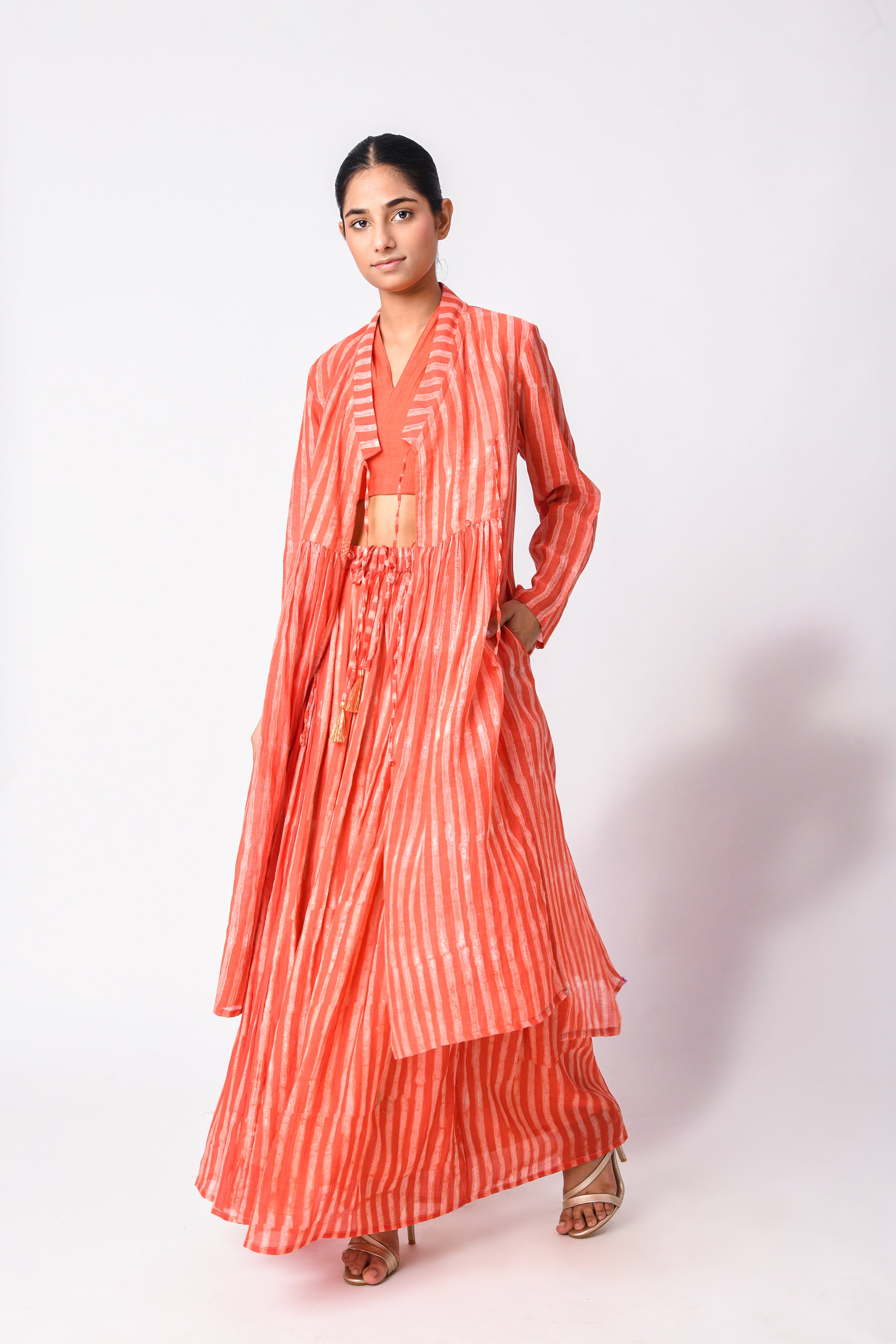 WRAP TIE CORAL CORD