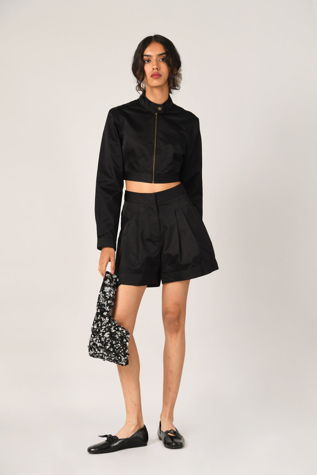 Odorata Pleated Shorts
