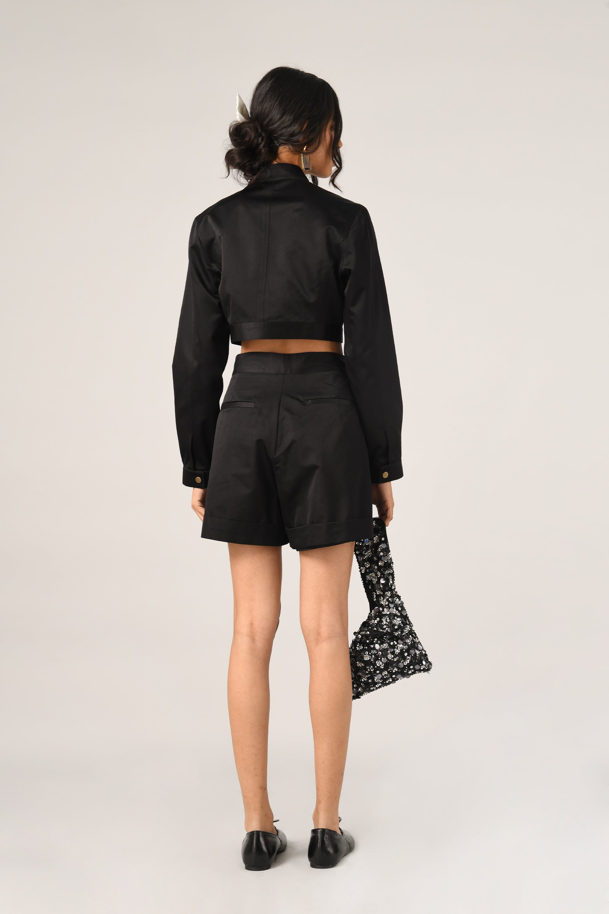 Odorata Pleated Shorts