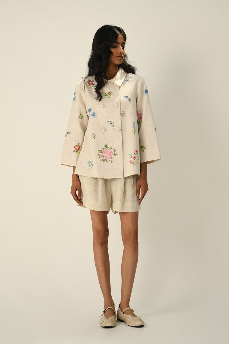 Gallica Pleated Shorts