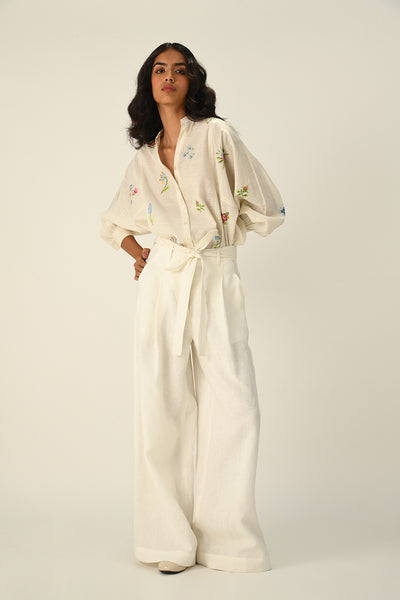 Canina Belted Wide Leg Pants