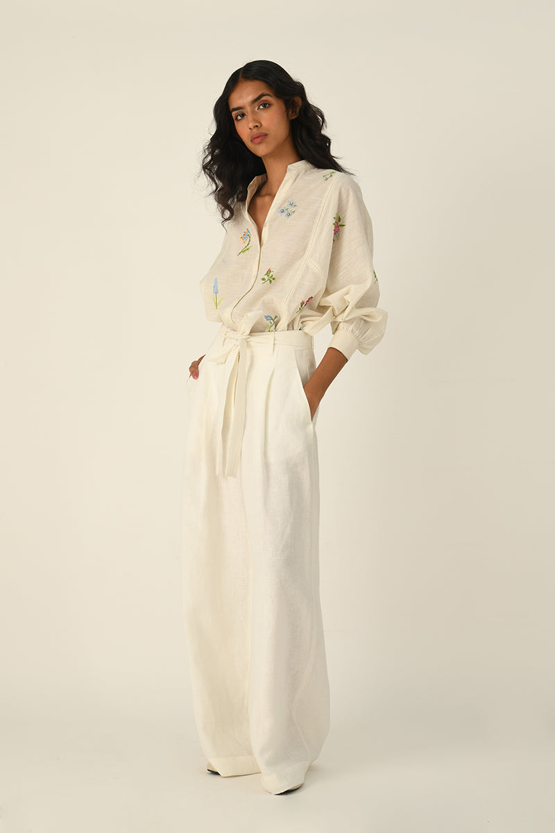 Canina Belted Wide Leg Pants