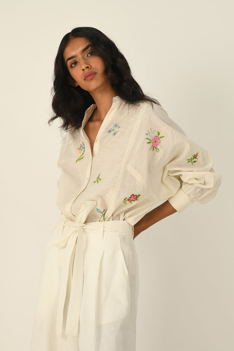Canina Belted Wide Leg Pants