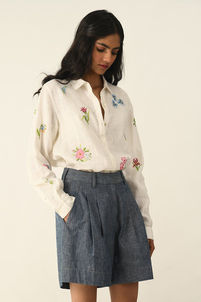 Uniflora Pleated Shorts