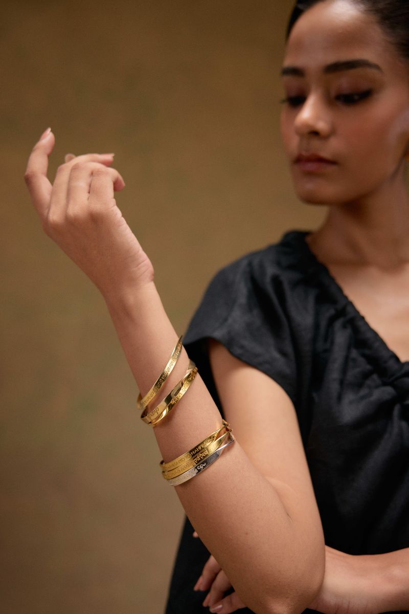 Japji Sahib Mool Mantar Bangle - Gurmukhi
