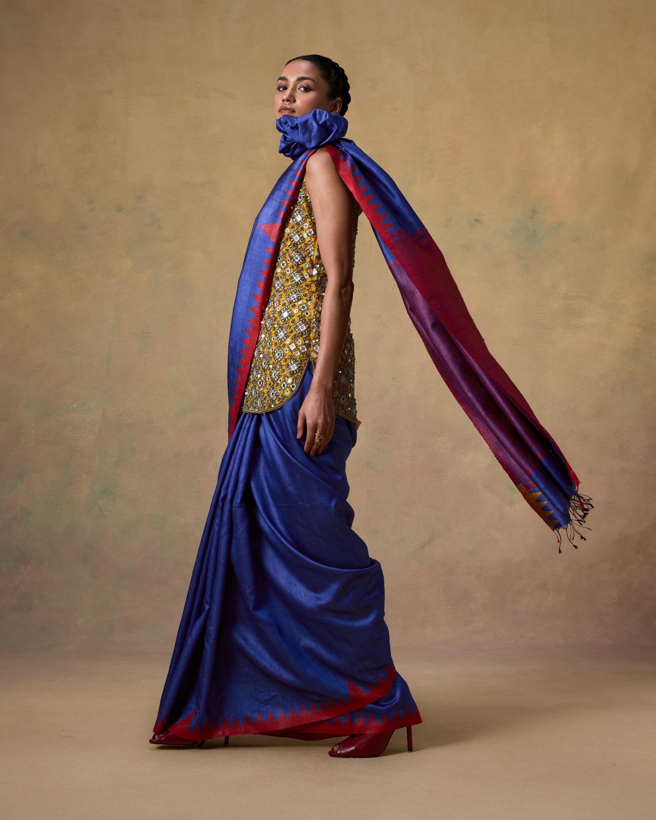 Swarn Rekha Silk Saree