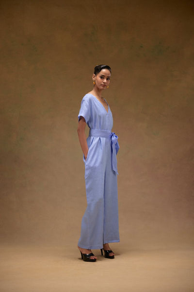 Hiri Sky Blue Jumpsuit