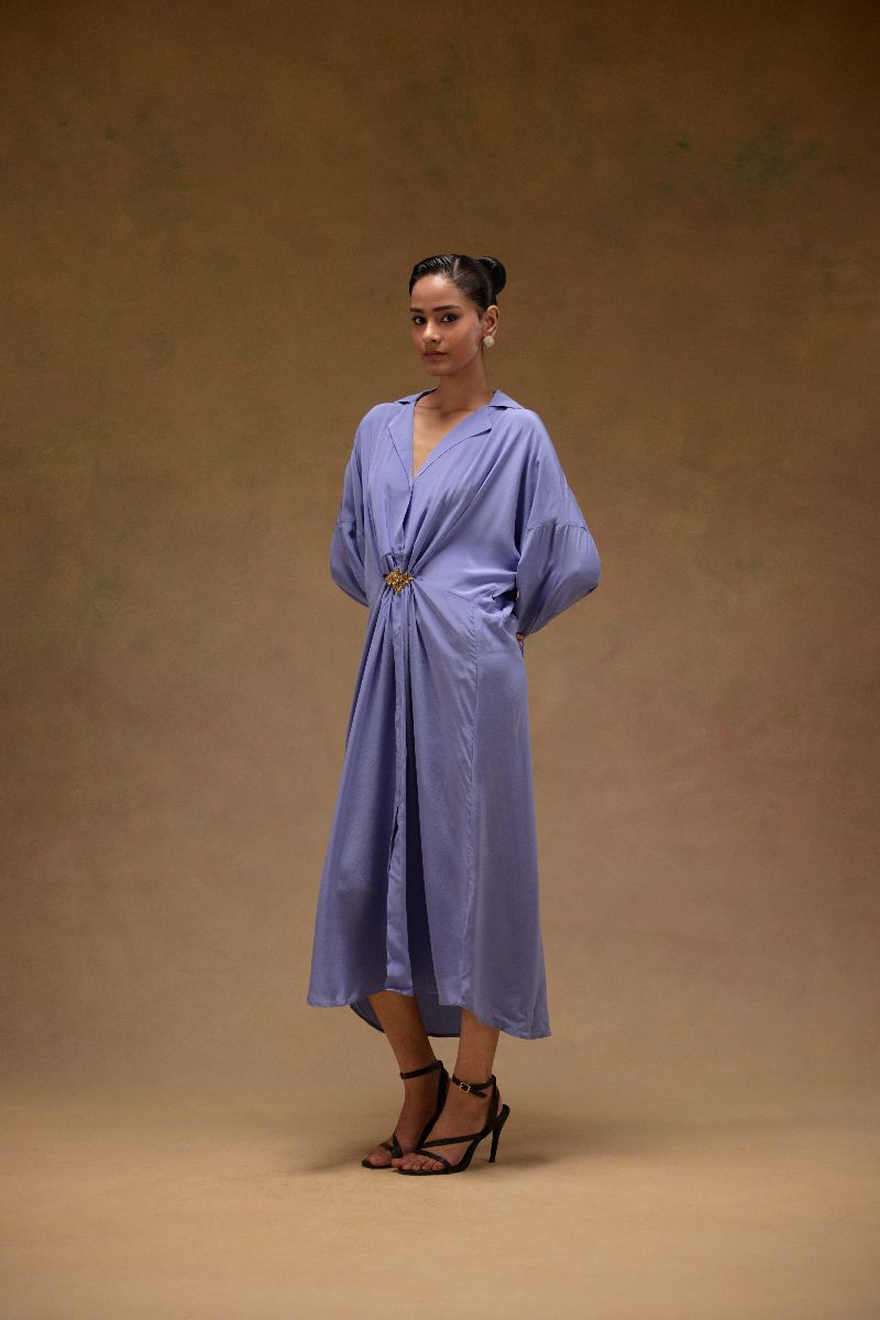 Tilly Camp Collar Buckle Dress