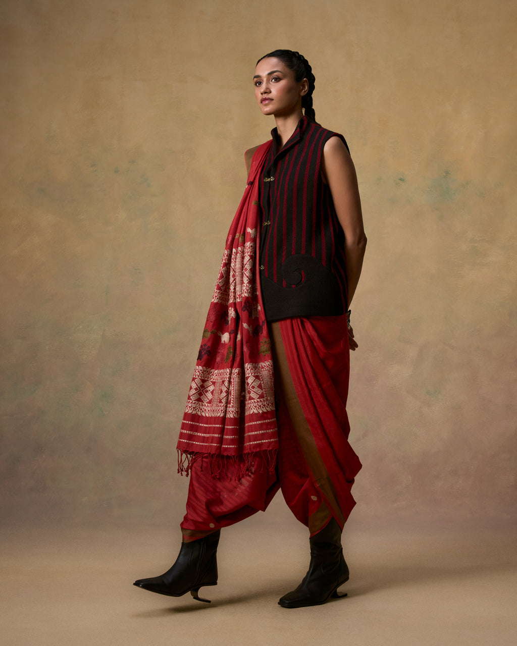Resha Cotton Muga Saree