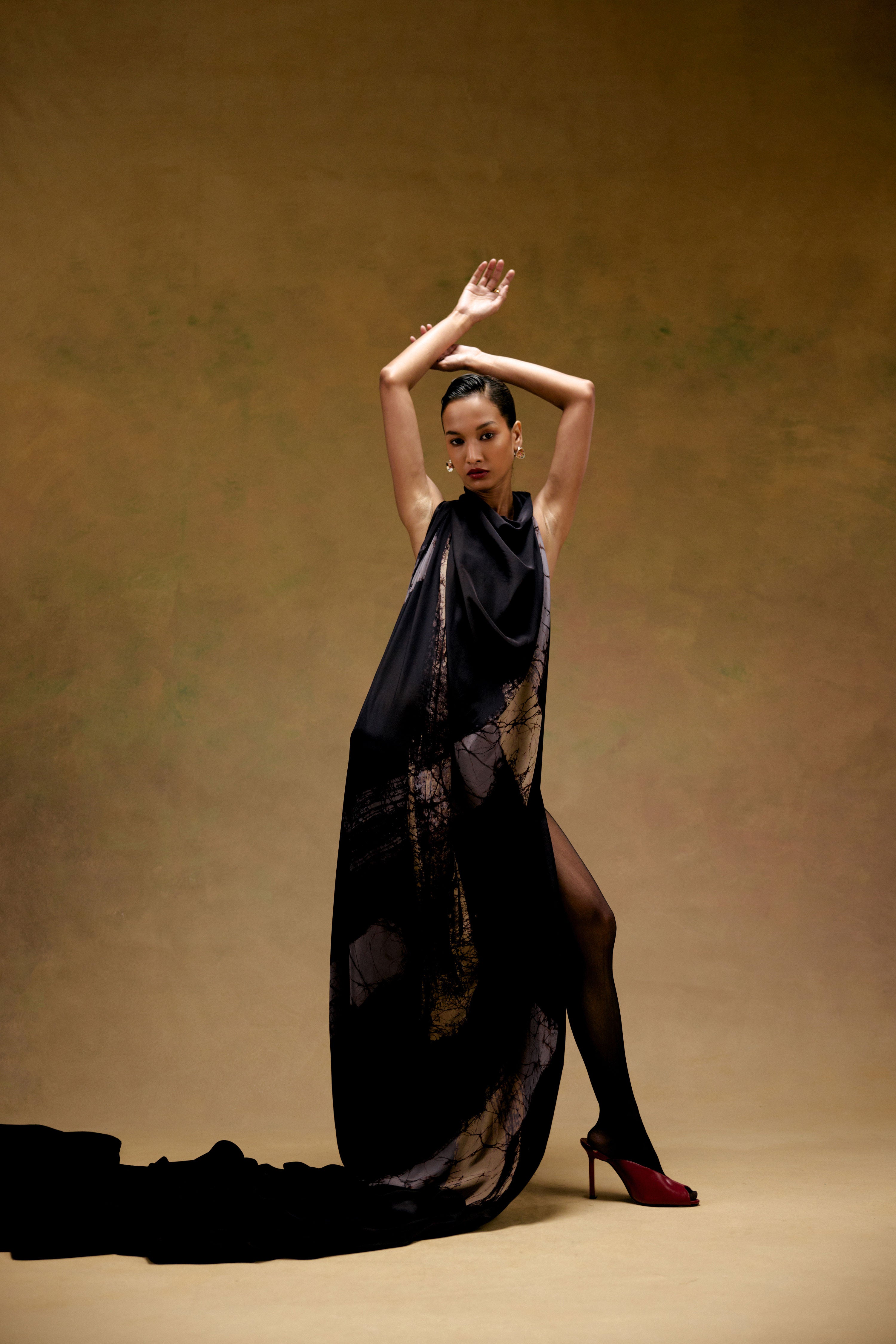 Noir Zari Saree