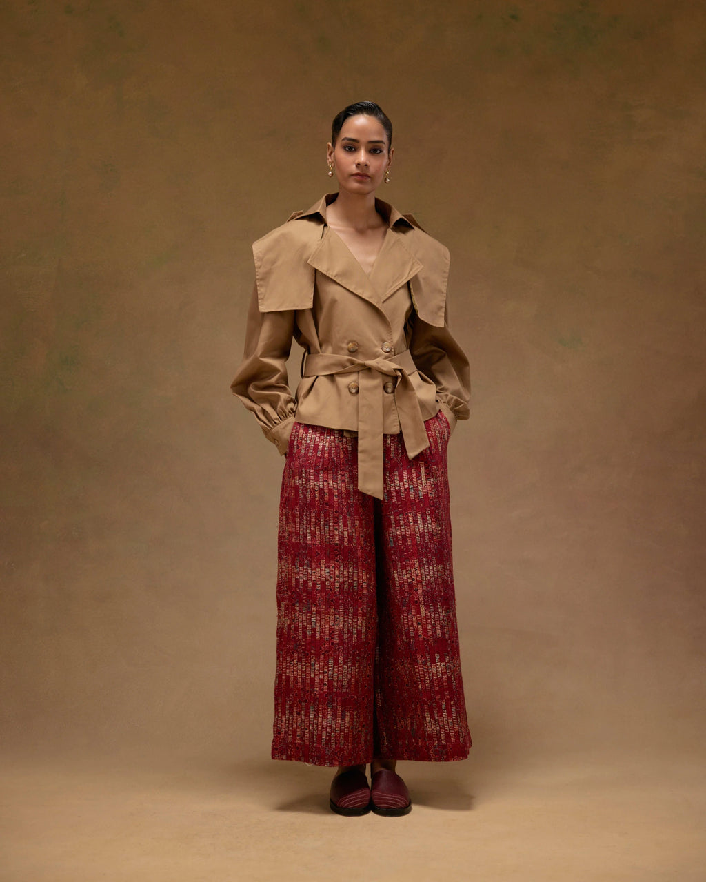 Denote Trench Jacket with Belt
