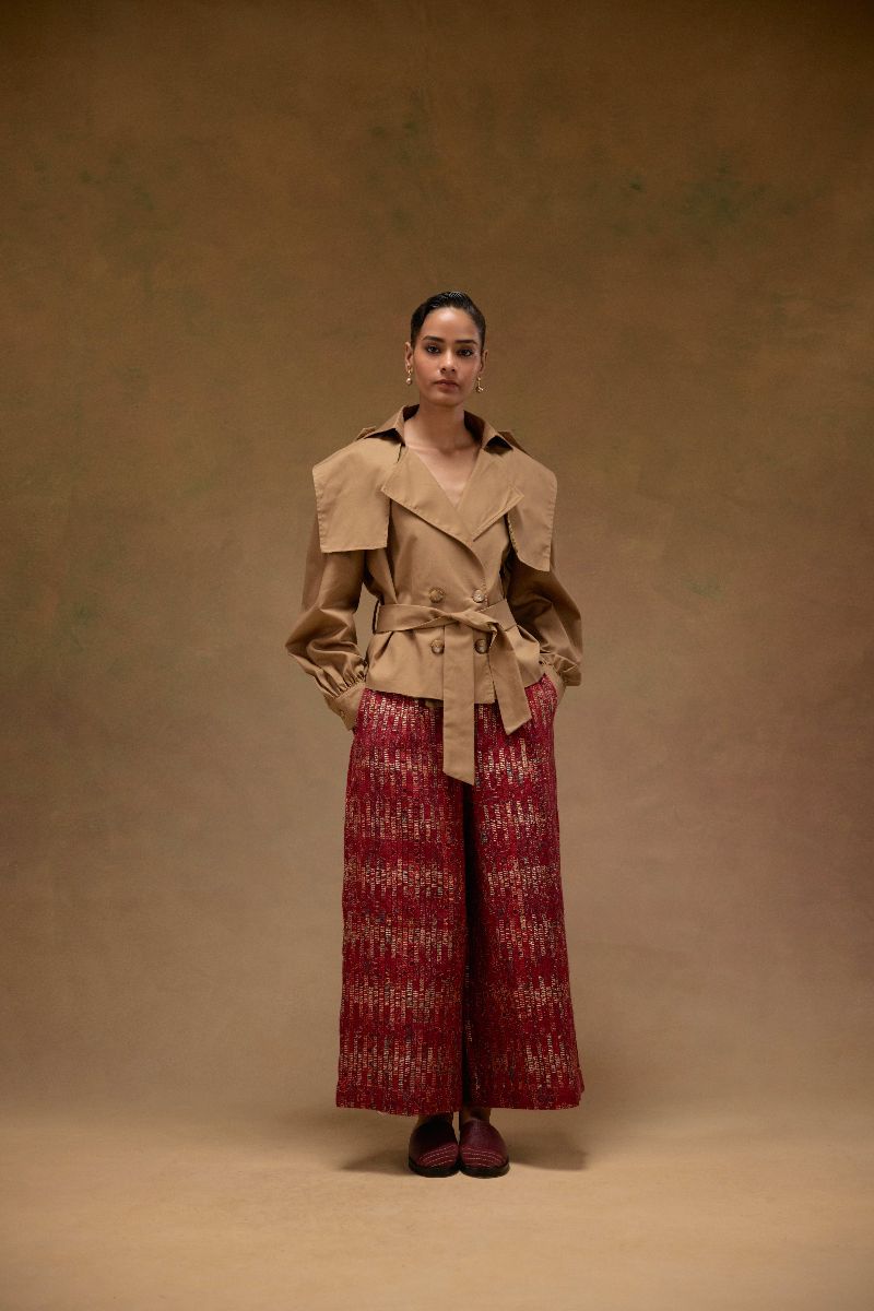 Denote Trench Jacket with Belt