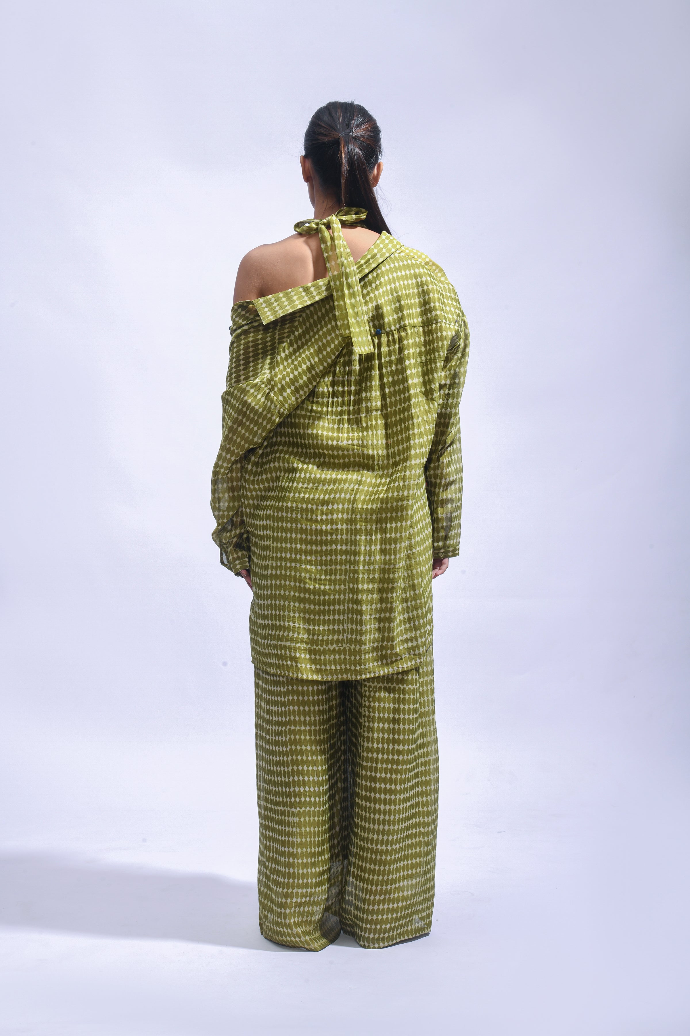 Mud Block Silk Co-ord Set