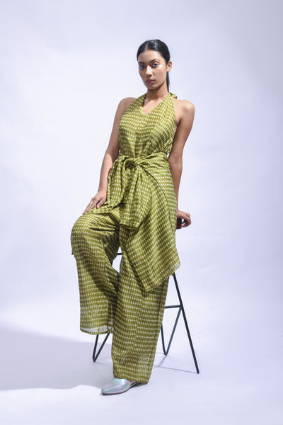 Mud Block Silk Co-ord Set